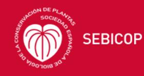 Logo de la Societat Espanyola de Biologia de la Conservació de Plantes (SEBICOP)